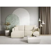 Fun Möbel Ecksofa Sofa mit Schlaffunktion CALGARY Stoff Curio