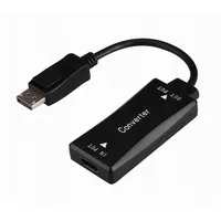 Gembird Aktive 4K 30Hz HDMI Buchse auf DisplayPort Stecker Adapter Kabel, 0,15m, schwarz