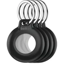 Belkin Secure Holder mit Schlüsselanhänger für AirTag schwarz 4er Set