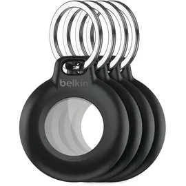 Belkin Secure Holder mit Schlüsselanhänger für AirTag schwarz 4er Set