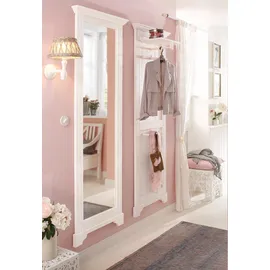 Home Affaire Spiegel HOME AFFAIRE "Rustic", weiß, B:64cm H:190cm T:7cm, Glas, Spiegel, Rahmen in Kiefer massiv, Höhe 190 cm, mit Zierfräsungen