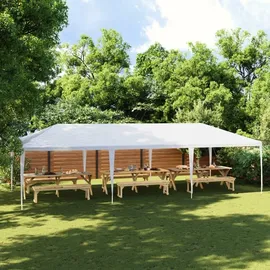 vidaXL Partezelt 4 x 9 m Weiß