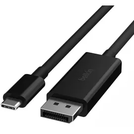 Belkin USB-C auf DisplayPort 1.4 Kabel 2 m Schwarz