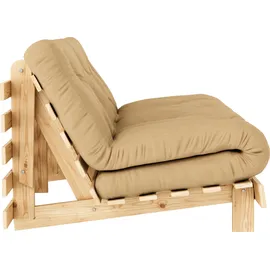Karup Roots Schlafcouch Baumwolle 2,5-Sitzer Wheat Beige
