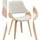 CLP Esszimmerstuhl Vangale natura/creme/Stoff