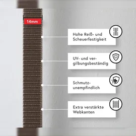 BAUHELD 50m Rollladengurt 14mm Braun