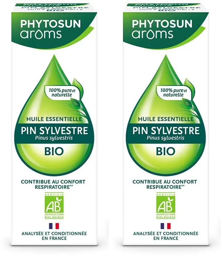 PHYTOSUN aroms Huile essentielle Pin Sylvestre Bio 2x5 ml huile