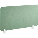 Beliani Schreibtischtrennwand grün 120 x 50 cm SPLIT