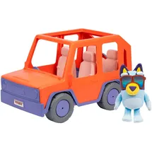 Moose Bluey Großes Familienauto & Bluey-Plüschfigur 20 cm rot