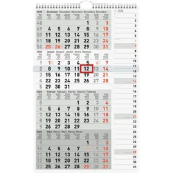 Rido 4-Monatskalender Kombi 30x49cm 2026