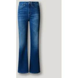 Pepe Jeans Slim Fit Bootcut Jeans aus Baumwoll-Mix Modell 'WILLA', Jeansblau, 30/32