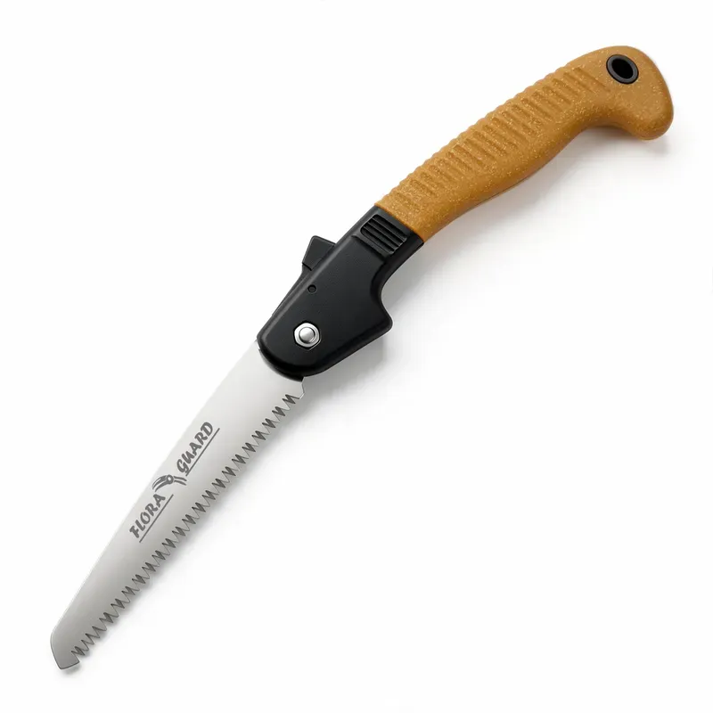 FLORA GUARD Faltbare Hand- und Gartenbaumsäge, Premium-Gartenbaumsäge, aus hochwertigem SK-5-Stahl, für Bushcraft, Camping, Holzarbeiten, Baum- und Straubenschneiden