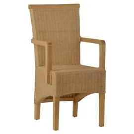 MiaMöbel Rattan Armlehnstuhl 'Larissa' 51 x 57 x 98 cm natur 2 St.
