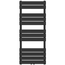 neu.haus Handtuchheizkörper Voss 1200 x 500 mm 615 W schwarz Mittelventil