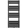 neu.haus Handtuchheizkörper Voss 1200 x 500 mm 615 W schwarz Mittelventil