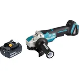 Makita Makita, DGA 520 F1X1 Akku Winkelschleifer 18 V 125 mm X-LOCK Brushless + 1x Akku 3,0 Ah - ohne (125 mm)