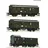 Roco 3-tlg. Set Nebenbahnzug der DR Abteilwagen 2. Klasse/Gepäckwagen 6200130 H0