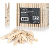 Vaily Wäscheklammern aus Holz 120 Stück