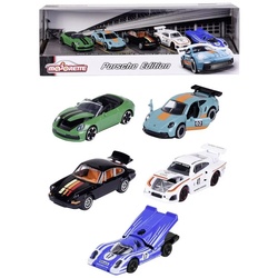 majORETTE Spielzeug-Auto Majorette PKW Modell Porsche 5er Set Fertigmodell PKW Modell