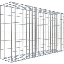 Gabiona C-Ring-Gabione-Anbaukorb Typ 2 60 x 100 x 20 cm Maschenw 5 x 10 cm