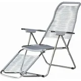 Fiam Spaghetti Gartensessel 59 x 59 x 108 cm grau