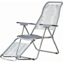 Fiam Spaghetti Gartensessel 59 x 59 x 108 cm grau