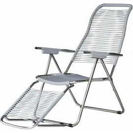 Fiam Spaghetti Gartensessel 59 x 59 x 108 cm grau