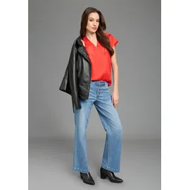 Bruno Banani Kurzarmbluse rot 36