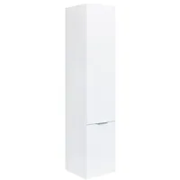 Evenes Hochschrank Serie MBF, 2 Türen, weiß Hochglanz, Anschlag