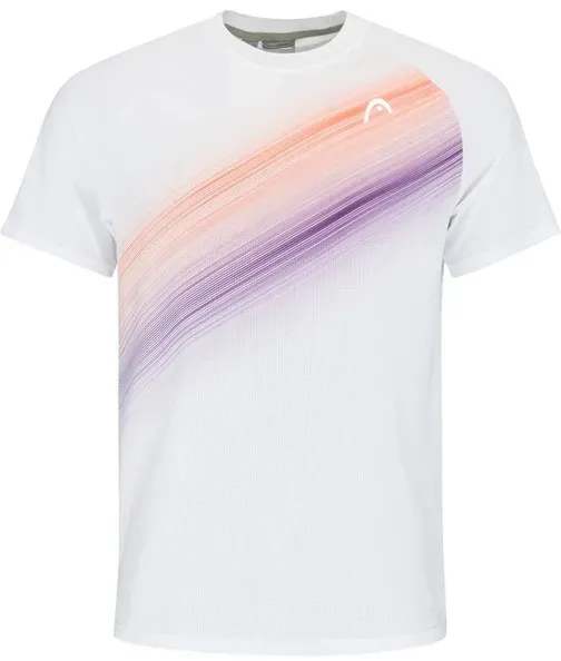 Head Performance T-Shirt Herren 811413 | S print perf m/white