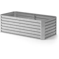 Vicco Komposter Silber, 180 x 90 cm, Gartenzubehör, Gartenpflege, Gartengeräte