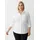 Sieh an! Bluse Klassische Bluse 3/4-Arm Weiß 56