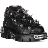 Newrock 110 Reactor Spikes in Schwarz – 11M UK - 45 EU - 11.5M/13F US / Black