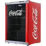 CUBES HC 166 E COCA COLA Getränkekühlschrank E, 845 mm hoch}, Rot)