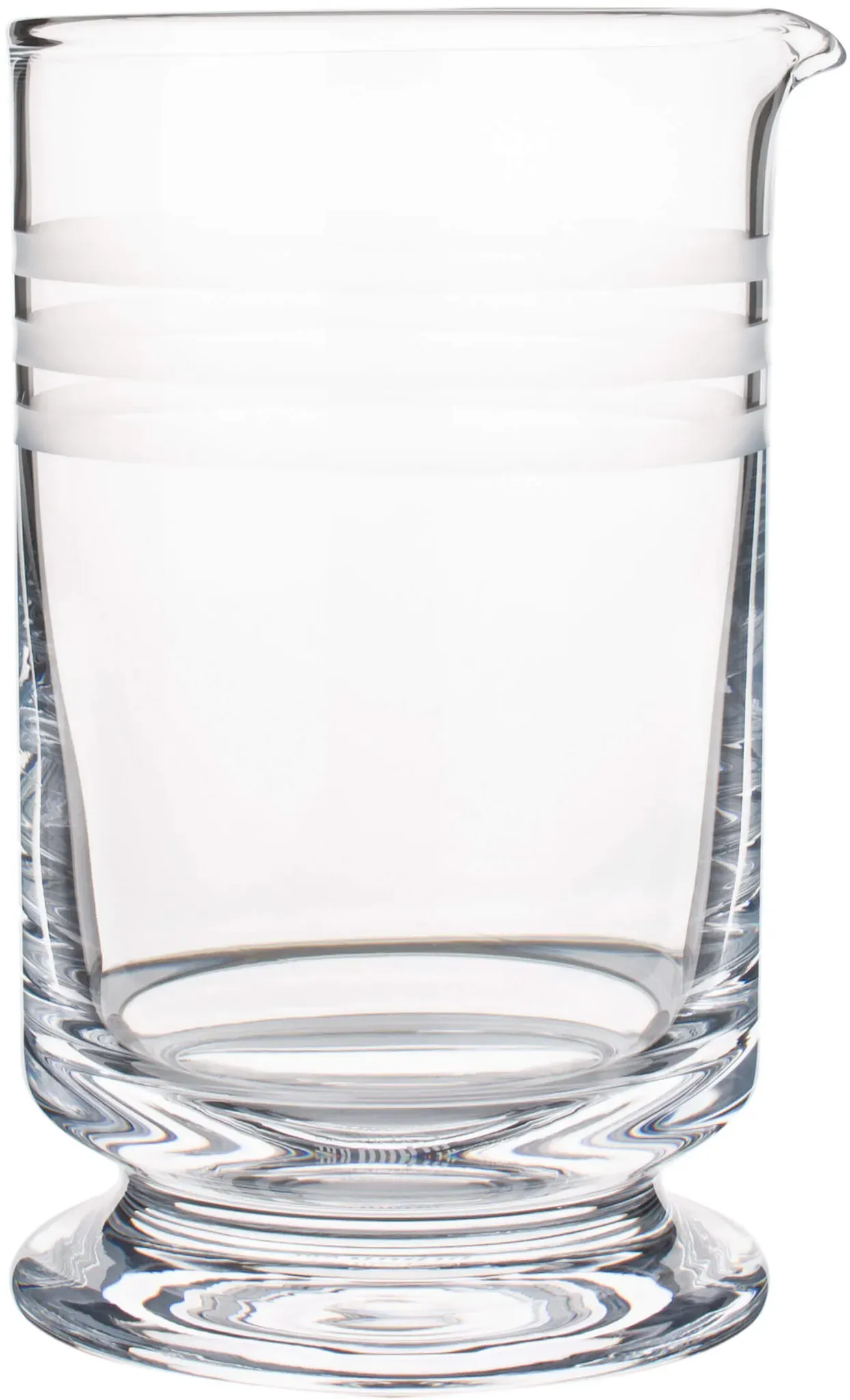 Rührglas Calabrese 3 Cuts, mit Ausgusslippe - 600ml