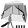 Costway Faltpavillon 3 x 3 m Grau