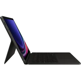 Samsung Book Cover Keyboard für Galaxy Tab S9 S9 FE, schwarz,