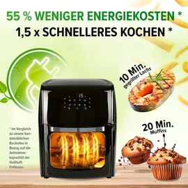 GOURMETmaxx Heißluftfritteuse XL 12 l