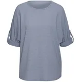 VIVANCE 2-in-1-Shirt Damen rauchblau Gr.36/38