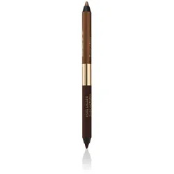 Estée Lauder Smoke and Brighten Kajal Eyeliner Duo, Definieren: Ziehen Sie eine Linie entlang des Wimpernkranzes mit dem dunkleren, definierenden Farbton, um die Augenform zu betonen. Verwischen Sie die Linie mit den Fingern oder einem Pinsel für einen rauchigeren Look. Highlighten: Tragen Sie den helleren