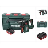 Metabo KH 18 LTX BL 24 Akku Bohrhammer 18 V 2,2 J SDS Plus Brushless + 1x Akku 8,0 Ah + metaBOX - ohne Ladegerät