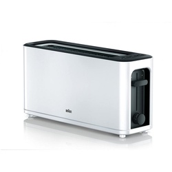 Braun Toaster HT3110 WH - Langschlitztoaster - weiß weiß