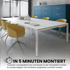 BISLEY Schreibtisch Cito Ahorn