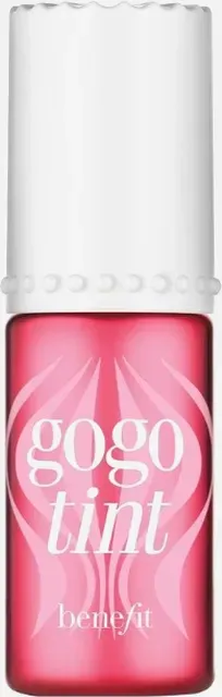 Benefit GoGo Tint Cheek & Lip Stain 6 ml – Bright Cherry Red, wischfester flüssiger Rouge & langanhaltende Lippenfarbe