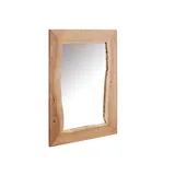 Massivmoebel24 Spiegel Akazie 100 x 3 x 70 cm Beige