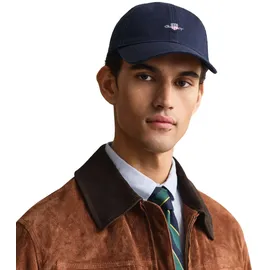 GANT Shield Cotton Twill Cap dunkelblau One Size