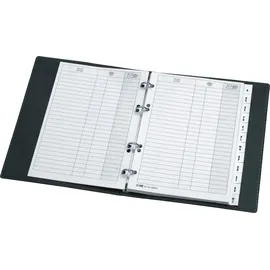 Veloflex Adress-Ringbuch Exquisit schwarz, 1 St.