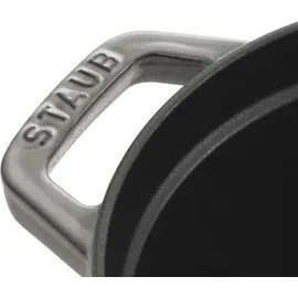 Staub Cocotte 27 cm oval graphitgrau