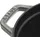 Staub Cocotte 27 cm oval graphitgrau