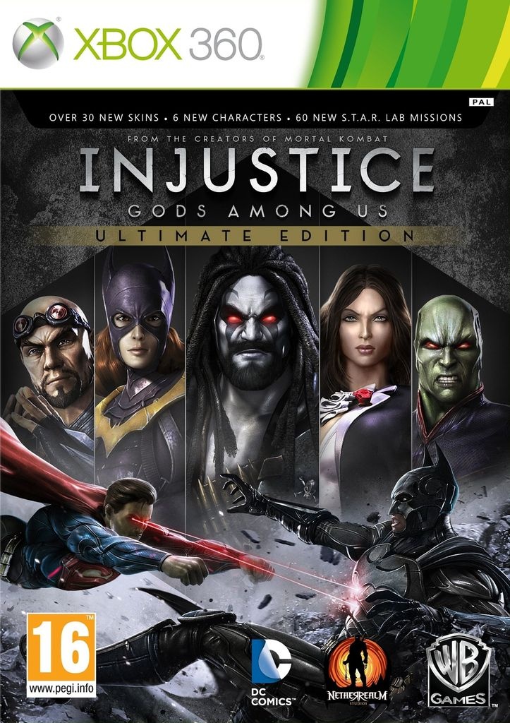 Warner Bros Injustice: Gods Among Us - Ultimate Edition, Xbox 360, Xbox 360, Multiplayer-Modus, T (Jugendliche)